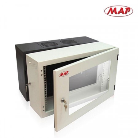 MAP M1-60609 19" Modern Wall Rack Series AC, Cold Roll Steel, 9U (60x60x48.5cm) *จัดส่งฟรีเขต กทม.และปริมณฑล