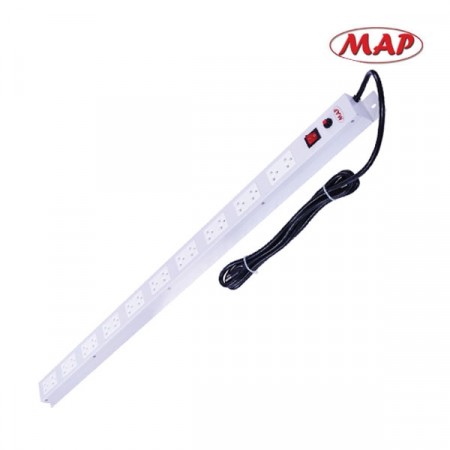 MAP M7-00020 Power Distribution Unit 20 Universal (PDU) Outlet 3M., Line Suppression