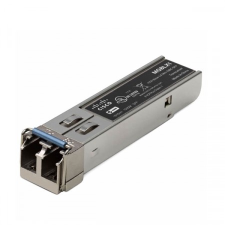 Cisco MGBLX1 Gigabit Ethernet LX Mini-GBIC SFP Transceiver  Duplex LC (LC Connector),Single-Mode (SM) Wavelength 1310 nm, up to 10 km