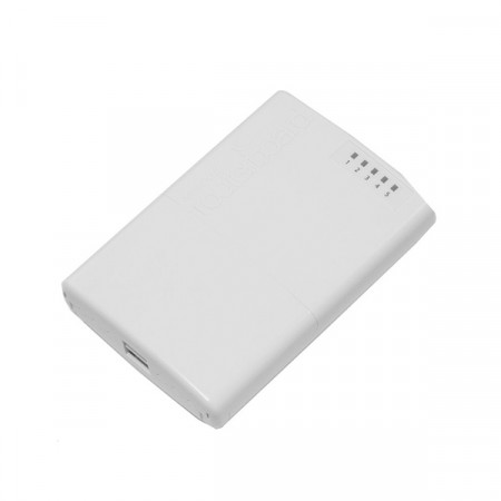 Mikrotik RB750P-PBr2 (PowerBox) Outdoor Router 5-Port 10/100 Eternet with PoE Output, 650MHz CPU, 64MB RAM