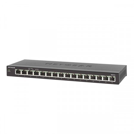 Netgear GS316 16-Port Gigabit Ethernet Unmanaged Switch, Desktop