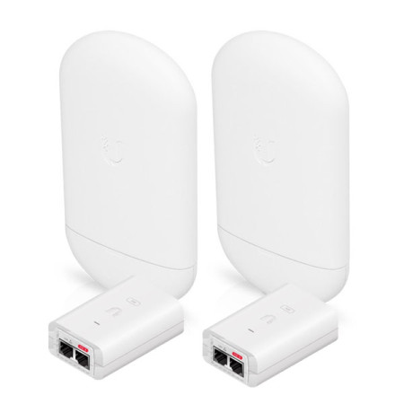 Ubiquiti NS-5ACL-SET Point-to-point WiFi Link 1-2Km 802.11ac, Freq 5GHz Hi-Speed 450+Mbps, Power 25dBm, Ant 13dBi, Configuration ready 