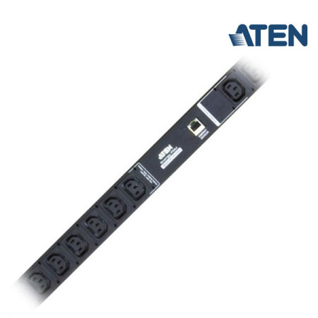 Aten PE1324G Energy PDU 24 AC Outlet Space Saving 0U Rack Mount Design, 32A(Max)