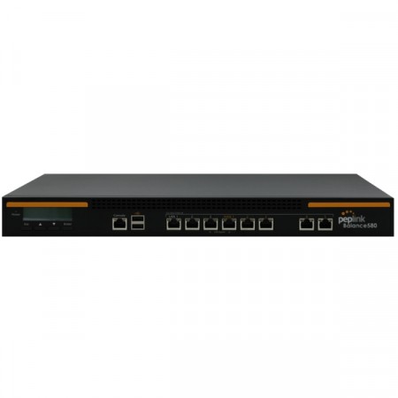 Peplink Balance 580 (BPL-580) Multi-WAN Router, 5 Gigabit WAN port and 3 Gigabit LAN port, 1.5Gbps Throughput, Load Balancing/VPN/QoS Support