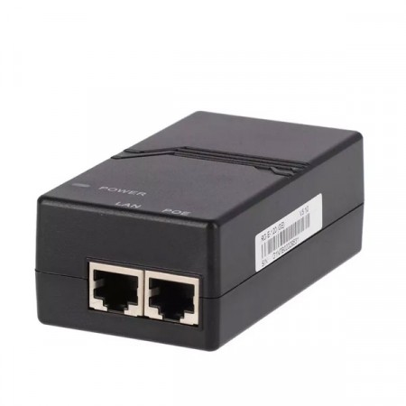 Ruijie RG-E-120(GE) PoE Adapter Gigabit Port, Output 15.4W (53VDC),  (1000Base-T, PoE+/ 802.3at), up to 328-ft/100m, Design for connecting APs, IP Cameras, VoIP phone