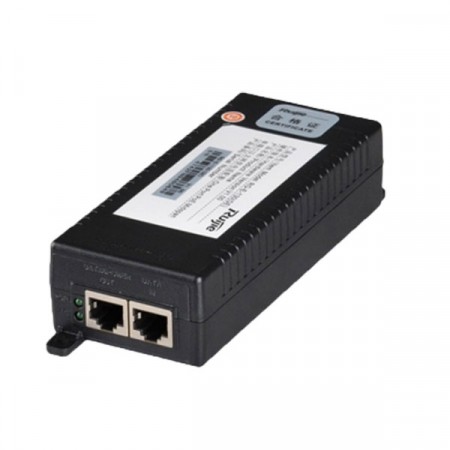 Ruijie RG-E-130(GE) PoE Adapter Gigabit Port, Output 30W, (1000Base-T, PoE+/ 802.3at), up to 328-ft/100m, Design for connecting APs, IP Cameras, VoIP phone