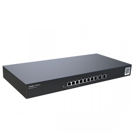 Reyee RG-EG310GH-E Cloud Managed Router Multi-WAN Load Balancing Support , 10 Gigabit Ethernet  Ports (WAN/LAN), Throughput 1.5 Gbps, Free Cloud Management, Rack-mountable