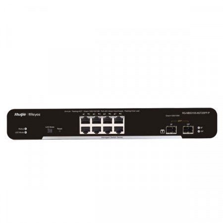 LINOVISION Switch POE Industrial De 8 Puertos Gestionado Full Gigabit Con 2 Enlaces Ascendentes Sfp Gestion L2 Puerto Serie Rs485 4 Puertos Bt