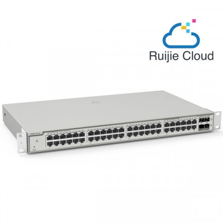 Reyee RG-NBS5100-48GT4SFP 48-Port Gigabit L2+ Managed Switch,48 Gigabit RJ45 Ports,4 SFP Ports,19-inch Rack-mountable Steel Case