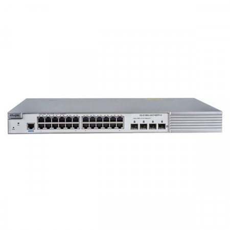 Ruijie RG-S2928G-E V3 24 10/100/1000BASE-T ports 4 1G SFP ports (non-combo) , L3-Managed Gigabit Switch Managed by Ruijie Cloud