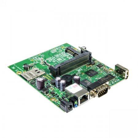 RB411U : RouterOS Level 4, 1 Serial Port, 1MiniPCI-e slots, 1USB 2.0