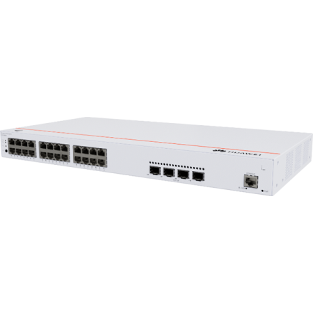 Huawei S220-24P4X L2-Manage PoE+ Switch 24 ports 10/100/1000BASE-T ports 400W PoE+ SFP+ 4 ports 10GE Built-in AC power Cloud Managed