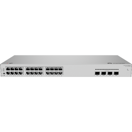Huawei S220S-24P4J Manage L2 PoE+ 400W Switch 24x10/100/1000BASE-T ports 400W PoE+, 4 SFP ports, Built-in Fan AC power