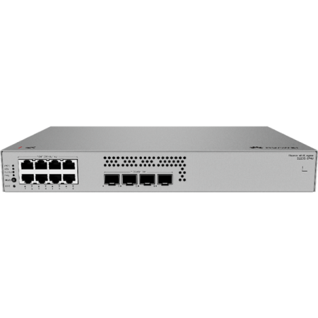 Huawei S220S-8P4J L2-Managed Switch 8 Port Gigabit PoE+, 4 Port 2.5Gbps Uplink SFP Cloud Managed Fanless Built-in AC