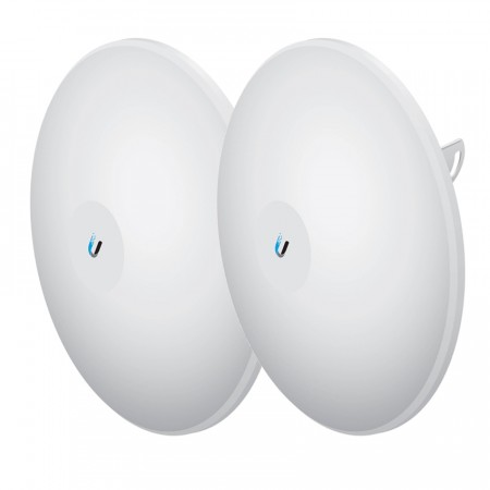Set PowerBeam AC-500 : High-Performance Wi-Fi Link 5-7 Km Point-to-Point, 150+Mbps, Freq 5GHz Power 24dBm, Dish 24dBm 500mm