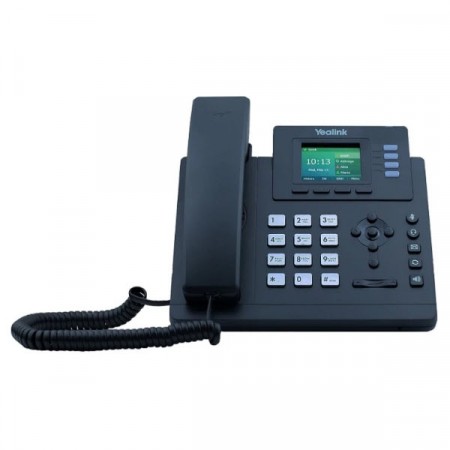 Yealink รุ่น SIP-T33P IP Phone HD Voice with 4 Lines 2.4 Inch LCD Colour Display with Backlight (320 x 240 Pixel) PoE