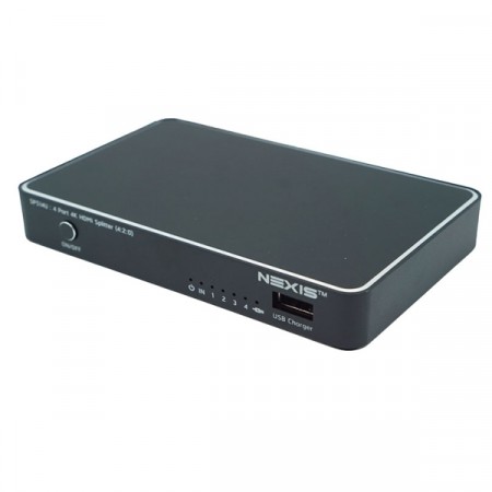 NEXiS SP514U HDMI2.0 1X 4 SPLITTER WITH USB CHARGE