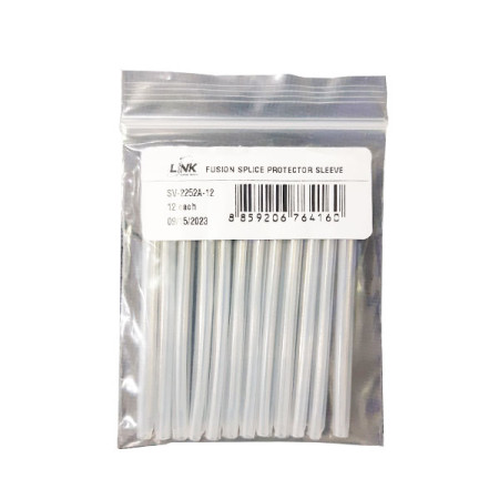 Link SV-2252A-12 Fusion Splice Protector Sleeve, 60 mm. (O.D. 2.5 mm.) , (12 Each/Pkg)