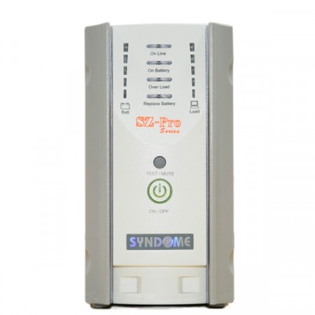 SYNDOME SZ-501 PRO UPS 500VA/400W, Line Interacitbe with Stabilizer, Universal Socket 4 Outlet (ส่งฟรีทั่วประเทศ)