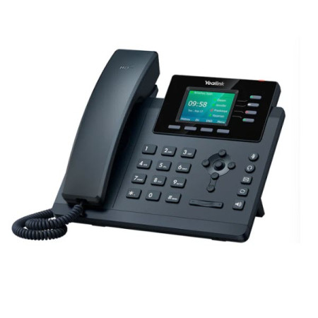 Yealink  SIP-T34W WIFI IP Phone with 4 Lines, 2.4" Color Display, Dual-Port Gigabit Ethernet, PoE 802.3af, PSU 