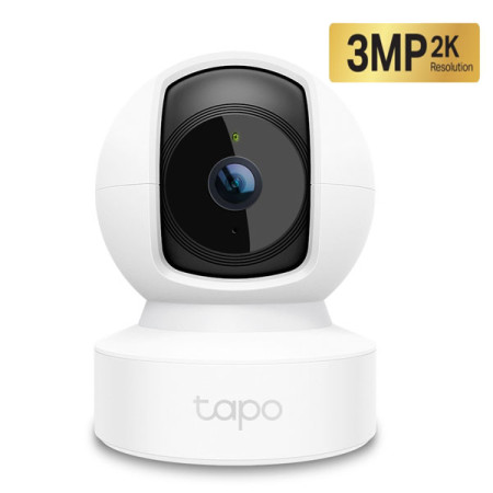 tp-link Tapo C212 3MP Indoor Pan/Tilt Home Security Wi-Fi Camera 2K Definition, Two-Way Audio, Motion Detection and Tracking, IR LED up to 30 ft.
