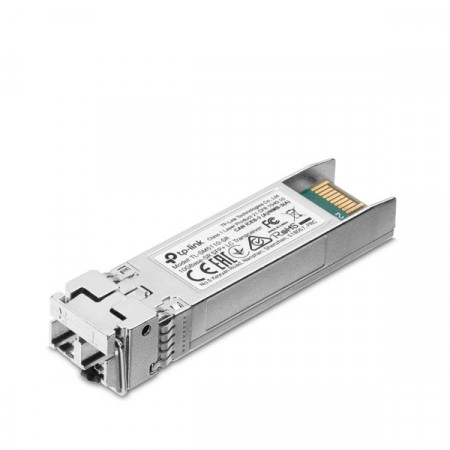 tp-link TL-SM5110-SR 10GBase-SR SFP+ LC Transceiver, 850nm Multi-mode, LC Duplex Connector, Up to 300m Distance