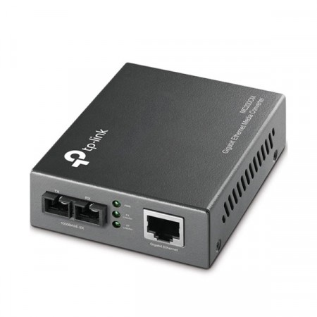TP-LINK MC200CM Gigabit Multi-Mode RJ45/SC Media Converter, Wave Length 850nm / Distance up to 0.55 M.