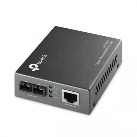 TP-LINK MC210CS Gigabit Single-Mode RJ45/SC Media Converter, Wave Length 1310nm/ Distance up to 15Km.