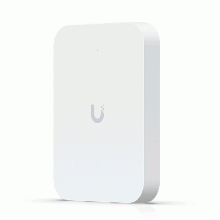 Ubiquiti U7-IW (UniFi 7 In-Wall) Wall Mount Wi-Fi 7 Dual Band Access Point Speed 4.98 Gbps, 3 x 2.5 GbE RJ45 ports, PoE+ Support (PoE not included)