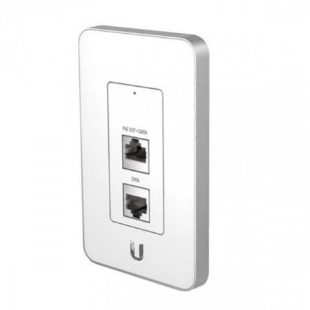 Ubiquiti UAP-IW UniFi AP IN-WALL 802.11n Speed 150Mbps, Single-Band 2.4GHz, Power 17dBm, 802.3af PoE Supported