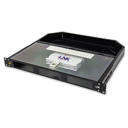 Link UF-2013A Fiber Optic Distribution Unit (FDU) 6-36F (3 Snap-In) Rack Mount Drawer (1U), Unload