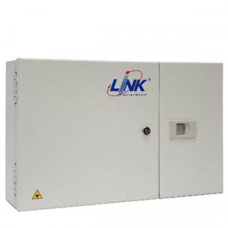 Link UF-2022A Fiber Optic Distribution Unit (FDU) 6-24F (2 Snap-In) Box Wall Mount, Unload