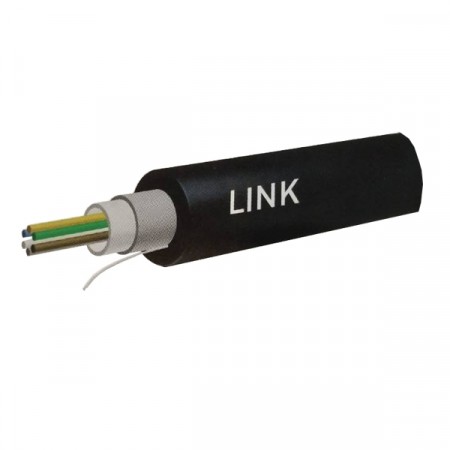 Link UFC9306 Fiber Optic 6 Core OS2 9/125 μm Single-Mode Outdoor/Indoor Cable, All-Dielectric LSZH-FR