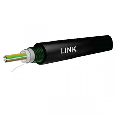 Link UFC5306A Fiber Optic 6 Core OM2 50/125 μm Multi-Mode Outdoor/Indoor Cable, Armored LSZH-FR