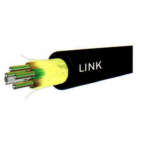 Link UFC9712CM Fiber Optic 12 Core OS2 9/125 μm Single-Mode, ADSS Multi Tube Cable (Tensile 1,800 N)