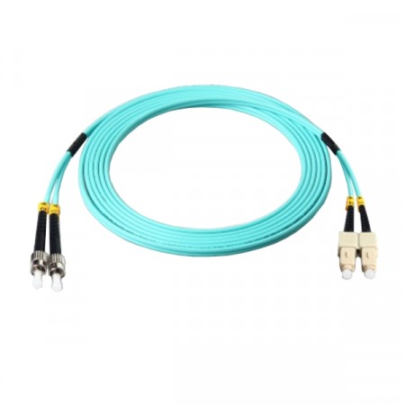 Link UFP446D31-03 Fiber Optic ST-SC Patch Cord OM3, Duplex Multi-mode, (3.0 mm Jacket)/UPC-UPC, Lengths 3 m. 