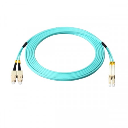 Link UFP462D31-03  Fiber Optic SC-LC Patch Cord OM3, Duplex Multi-mode, (3.0 mm Jacket)/UPC-UPC, Lengths 3 m. 