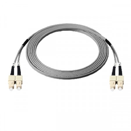 Link UFP566D31-05 Fiber Optic SC-SC Patch Cord OM2, Duplex Multi-mode, (3.0 mm Jacket)/UPC-UPC, Lengths 5 m. 