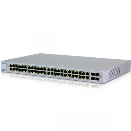 Ubiquiti US-48 UniFi Switches 48-Port Gigabit Managed, 2-Port 1Gbps SFP, 2-Port 10Gbps SFP+, Rack-Mountable
