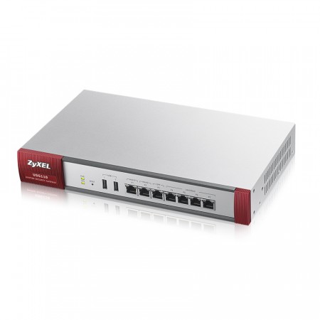 ZYXEL  USG110-UTM Unified Security Gateway - Firewall throughput 1.6Gbps, 150,000 sessions