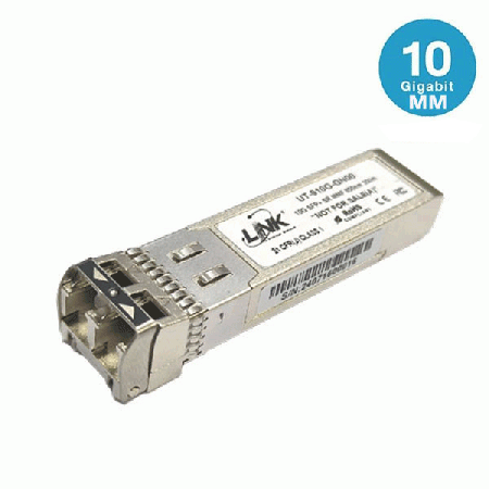Link UT-910G-DL00 10G SFP+ Transceiver Module, SR Multi-Mode (MM) 850nm, Duplex LC Connector, 300m. for Dell