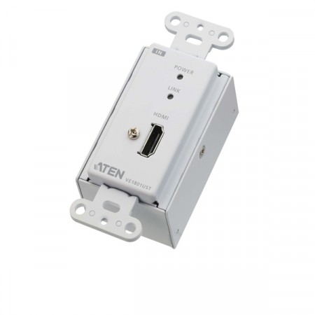ATEN VE1801UST HDMI HDBaseT-Lite Transmitter with US Wall Plate (4K@40m) (HDBaseT Class B) 