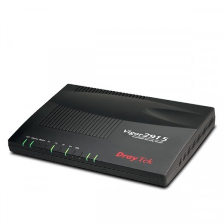 DrayTek Vigor2915 Dual-WAN Load Balancing Broadband Firewall VPN Router 1x USB 2.0 for 3G/4G/LTE, Storage, Printer