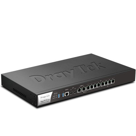 Draytek Vigor3910 Multi WAN Router 10G High-Performance Up to 8 WAN Load-Balancing VPN Concentrator, Quad-Core Powerful Enterprise Gateway