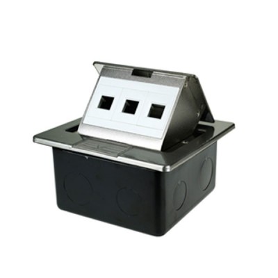 Link US-2030 RJ45 POP-UP Stainless 1-3 Port w/Damping (Blank)