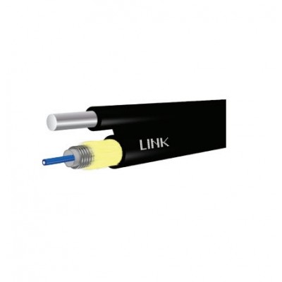 Link UFH9502RA-TOT FTTH ROUND ARMORED 2Core, Fiber Optic Solid Drop Cable, Indoor-Outdoor, LSZH (TOT & NT Compatible)