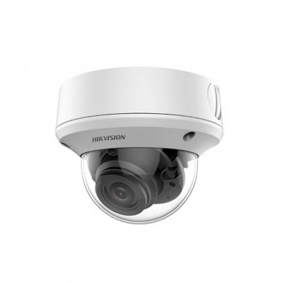 HIKVISION DS-2CE5AH0T-VPIT3ZE(C) Analog Dome PoC Camera 5M CMOS, 2.7mm to 13.5mm motorized varifocal auto focus lens, 40m IR bright night imaging, Water and Dust resistant IP67