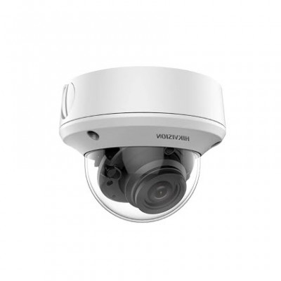 HIKVISION DS-2CE5AH0T-AVPIT3ZF(C) Analog Dome Camera 5M CMOS, 2.7mm to 13.5mm motorized varifocal auto focus lens, 40m IR bright night imaging, Water and Dust resistant IP67