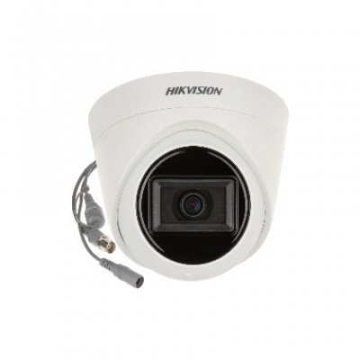 HIKVISION DS-2CE78D0T-IT3FS Analog Turret Camera 2M, HD 1080P, 40m Smart IR  Bright night imaging, BUILT-IN MIC, IP67 water proof and Dust resistant