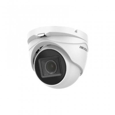 HIKVISION DS-2CE79H8T-AIT3ZF Analog Ultra-Low Light, 2.7mm - 13.5mm Motorized Varifocal Turret Camera,  5MP high performance CMOS, 2560 × 1944 resolution, 130db true WDR, up to 60m smart IR distance, Water resistant IP67